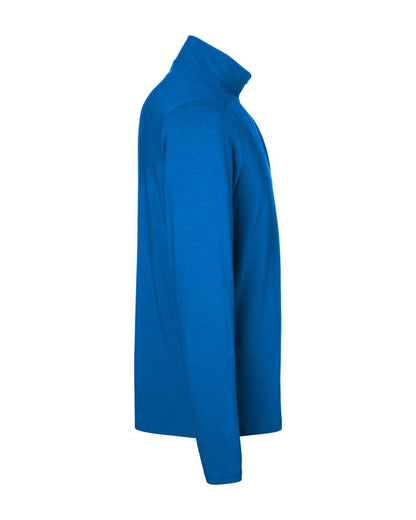 Devon & Jones Men's Raleigh Stretch Quarter-Zip Pullover DG425 #color_French Blue
