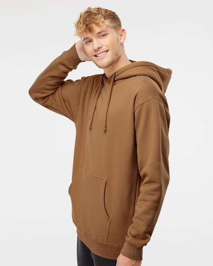 Independent Trading Co. Unisex Heavyweight Hooded Sweatshirt IND4000 #colormdl_Saddle