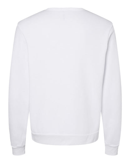 BELLA + CANVAS Sponge Fleece Classic Crewneck Sweatshirt 3911 #color_White