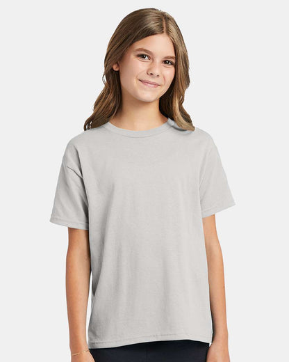 Hanes Ecosmart™ Youth T-Shirt 5370 #colormdl_Ash