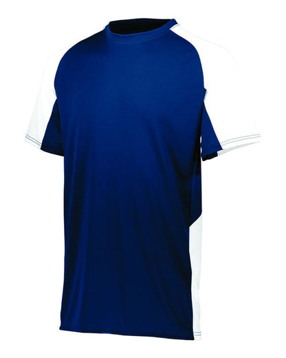 Augusta Sportswear Youth Cutter Jersey 1518 #color_Navy/ White