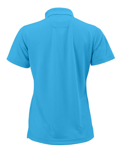 Paragon Women's Saratoga Performance Mini Mesh Polo 104 #color_Turquoise