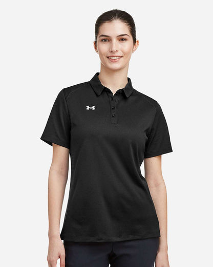 Under Armour Women's Tech™ Polo 1370431 #colormdl_Black/ White