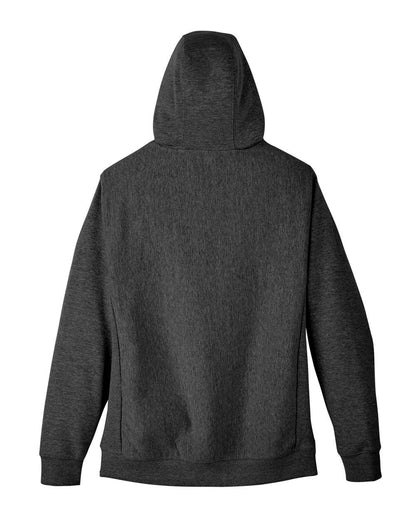 Team 365 Unisex Zone HydroSport™ Heavyweight Full-Zip Hooded Sweatshirt TT95 #color_Dark Grey Heather