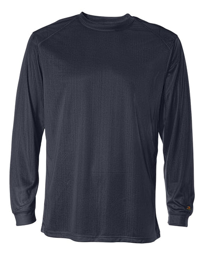 Badger B-Core Long Sleeve T-Shirt 4104 #color_Navy