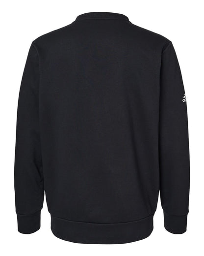 Adidas Fleece Crewneck Sweatshirt A434 #color_Black