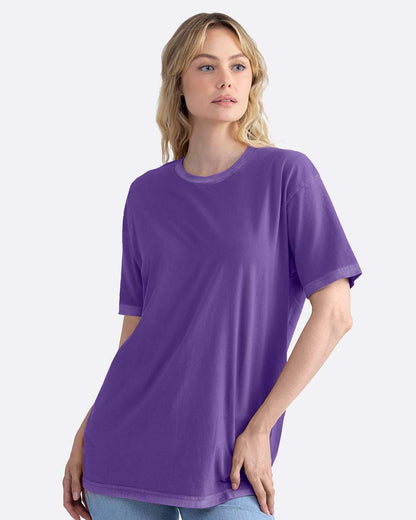 Next Level Soft Wash T-Shirt 3600SW #colormdl_Washed Purple Rush