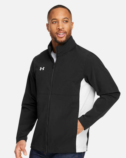 Under Armour Men's Rival Stretch Jacket 1390159 #colormdl_Black/ White