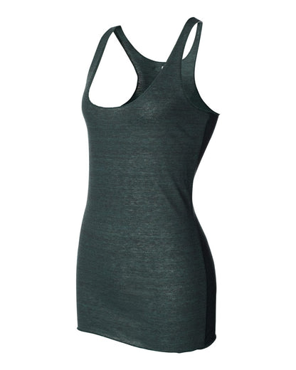 BELLA + CANVAS Women's Triblend Racerback Tank 8430 #color_Emerald Triblend
