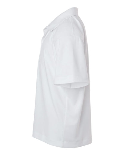 AllPro Youth Pro-Lock Performance Polo 41800Y #color_White