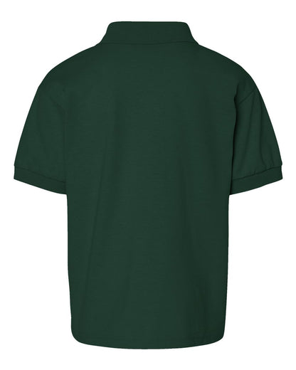 Gildan DryBlend® Youth Jersey Polo 8800B #color_Forest Green