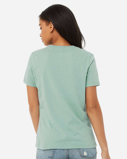 BELLA + CANVAS Women’s Relaxed Jersey Tee 6400 #colormdl_Dusty Blue