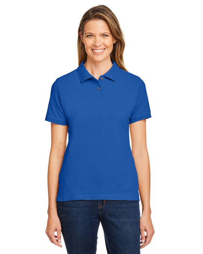 Harriton Women's Cotton Polo M200W #colormdl_True Royal