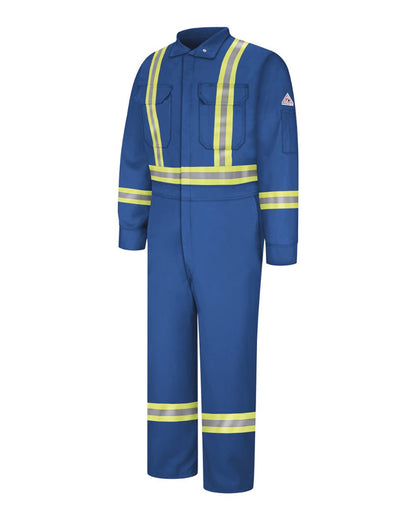 Bulwark Premium Coverall with CSA Compliant Reflective Trim - EXCEL FR® ComforTouch®. CLBC #color_Royal Blue