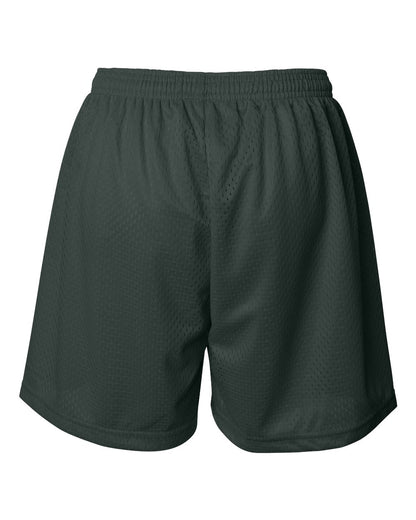 Badger Women's Pro Mesh 5" Shorts with Solid Liner 7216 #color_Forest