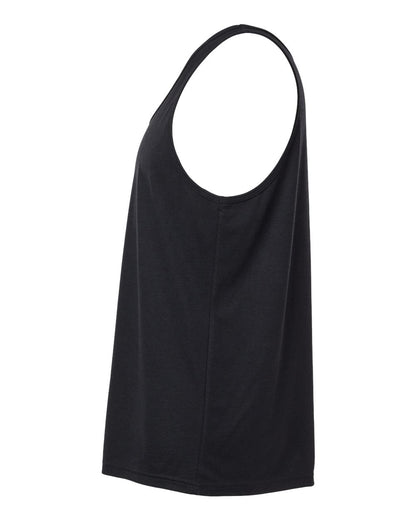 BELLA + CANVAS Triblend Tank 3484 #color_Solid Black Triblend