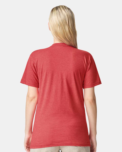 American Apparel Unisex CVC Tee 2001CVC #colormdl_Heather Coral