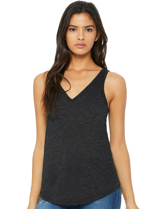 BELLA + CANVAS Women's Flowy V-Neck Tank 8805
