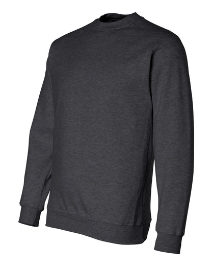 Bayside USA-Made Crewneck Sweatshirt 1102 #color_Charcoal Heather