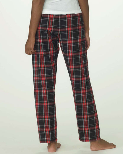 Boxercraft Women's Haley Flannel Pants BW6620 #colormdl_Black/ Red Kingston Plaid
