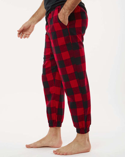 Burnside Flannel Jogger 8810 #colormdl_Red/ Black