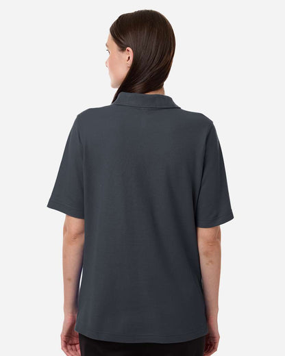 Harriton Women's Maverick CVC Pique Polo M105W #colormdl_Dark Charcoal