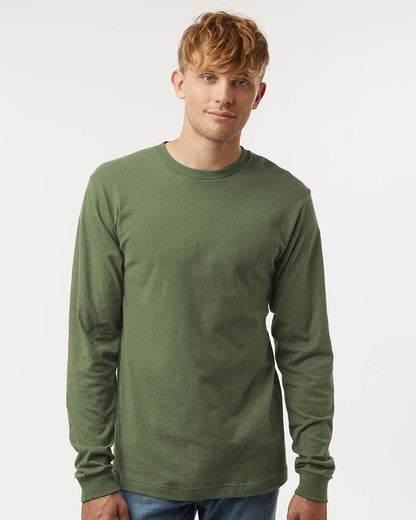 Tultex Unisex Fine Jersey Long Sleeve T-Shirt 202LS #colormdl_Military Green