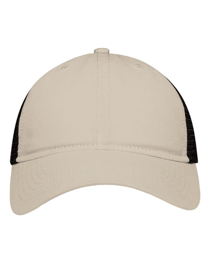 Sportsman Mesh Dad Hat Fit SP1750 #color_Khaki/ Black