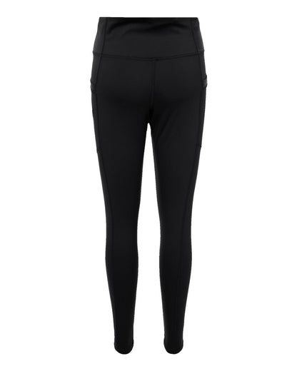 Adidas Women's Performance Pocket Leggings A1010 #color_Black