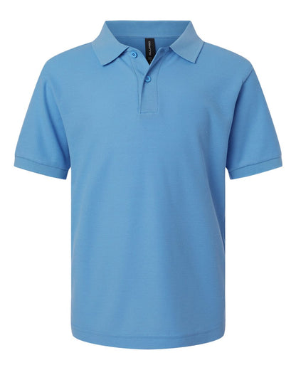 AllPro Youth Pique Polo 62800Y #color_Carolina Blue