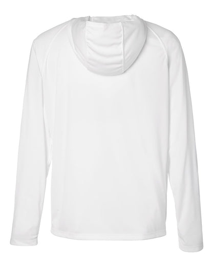 HUK Men's LoPro Pursuit Long Sleeve Hooded T-Shirt H12L010 #color_White