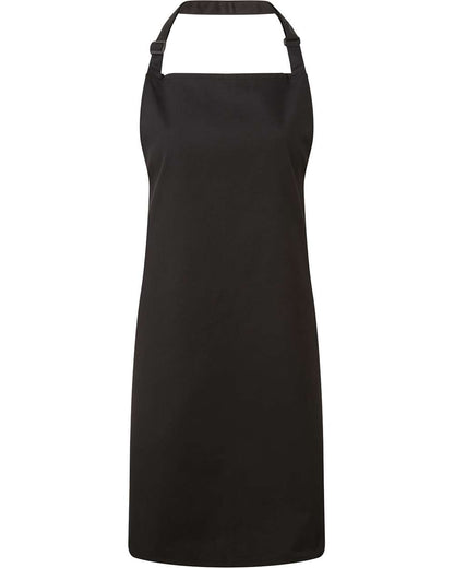 Artisan Collection by Reprime Recycled Bib Apron RP150 #color_Black