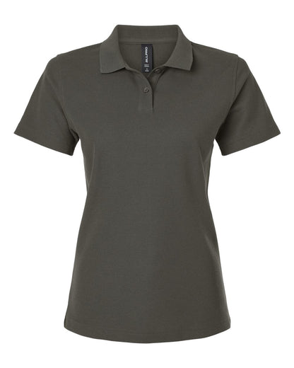 AllPro Women's Pique Polo 62800L #color_Charcoal