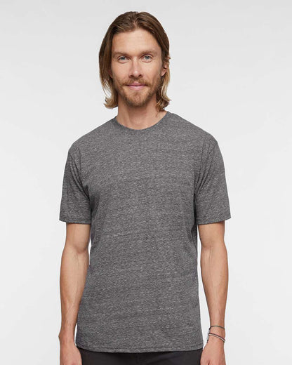 LAT Men's Harborside Mélange Tee 6991 #colormdl_Smoke Melange