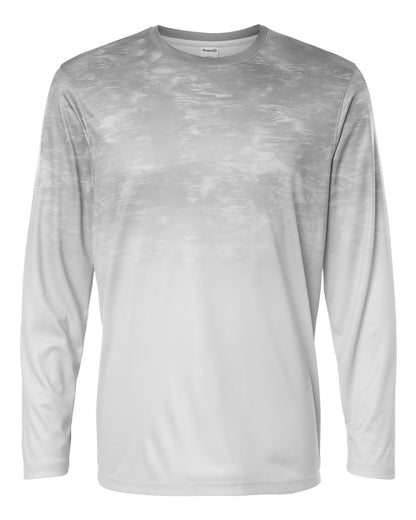 Paragon Unisex Montauk Oceanic Fade Performance Long Sleeve T-Shirt 229 #color_Aluminum Fade