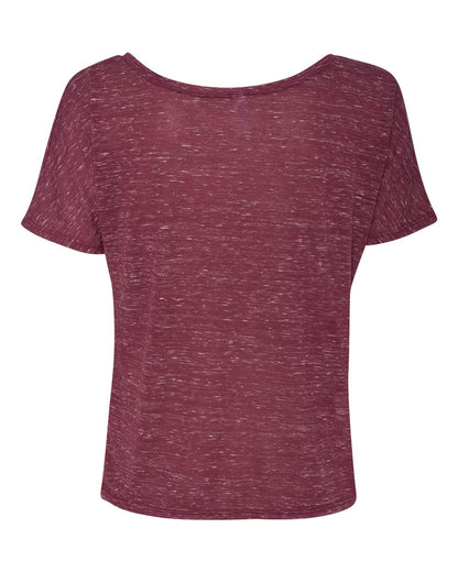 BELLA + CANVAS Women’s Slouchy Tee 8816 #color_Maroon Marble