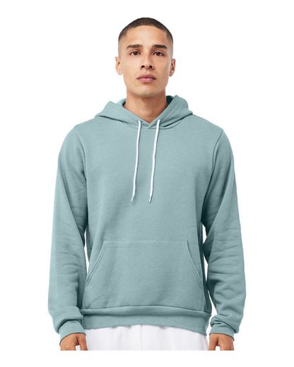 BELLA + CANVAS Sponge Fleece Hoodie 3719 #colormdl_Heather Blue Lagoon