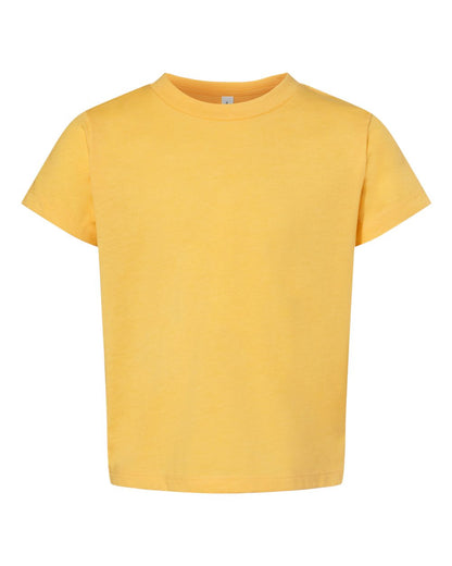 BELLA + CANVAS Toddler Jersey Tee 3001T #color_Heather Yellow Gold