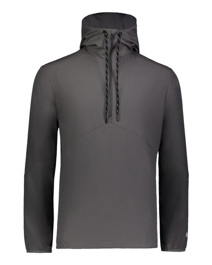 Russell Athletic Unisex Legend Hooded Quarter-Zip Pullover R20DSM #color_Stealth
