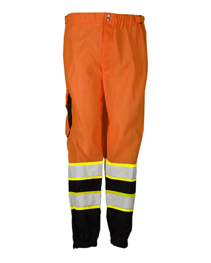 Kishigo Unisex Premium Brilliant Series® Mesh Pants 3118-3119 #color_Orange