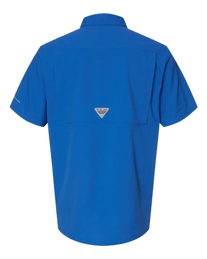 Columbia PFG Slack Tide™ Camp Shirt 212484 #color_Vivid Blue