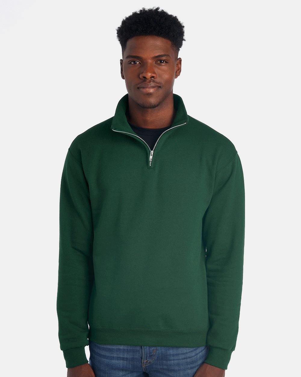 JERZEES Unisex Nublend® Cadet Collar Quarter-Zip Sweatshirt 995MR