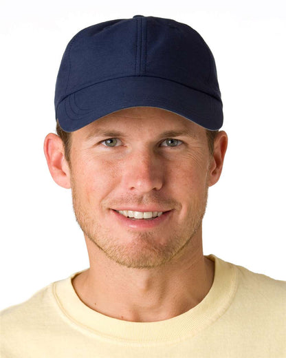 Adams Headwear Low-Profile Cap with Elongated Bill SH101 #colormdl_Navy