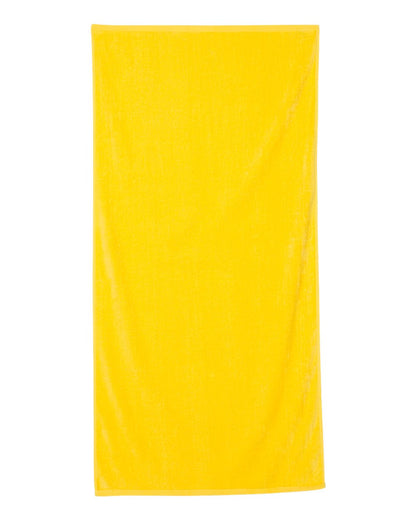 Q-Tees Velour Beach Towel QV3060 #color_Yellow