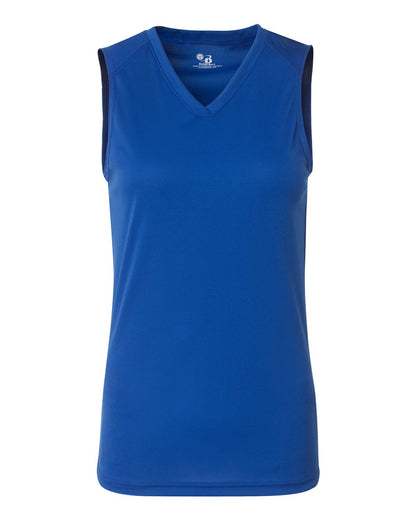 Badger Women's B-Core Sleeveless T-Shirt 4163 #color_Royal