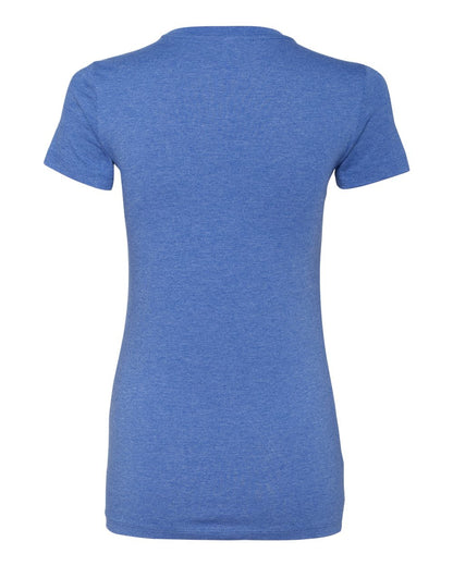 BELLA + CANVAS Women's Slim Fit Tee 6004 #color_Heather True Royal