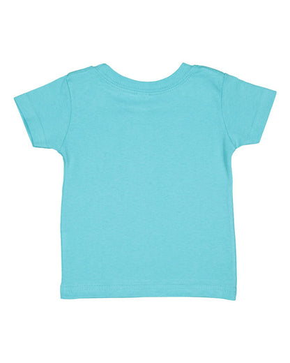 Rabbit Skins Infant Cotton Jersey Tee 3401 #color_Caribbean