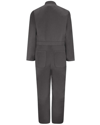Red Kap Men's Twill Action Back Coverall CT10 #color_Charcoal