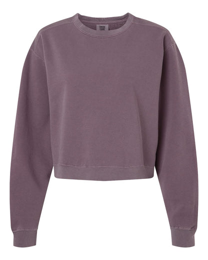 Comfort Colors Women's Garment-Dyed Mid-Length Crewneck Sweatshirt 1566L #color_Dusk