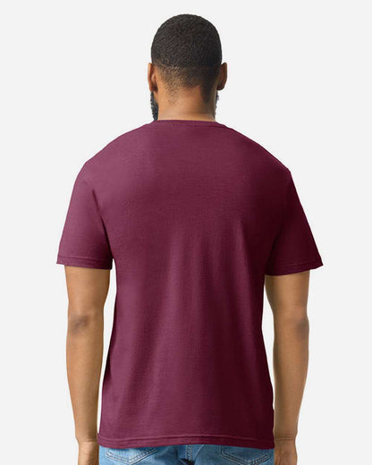 Gildan Unisex Softstyle® CVC T-Shirt 64000CVC #colormdl_Maroon Mist